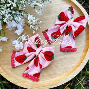 Strawberry Sailor Bow