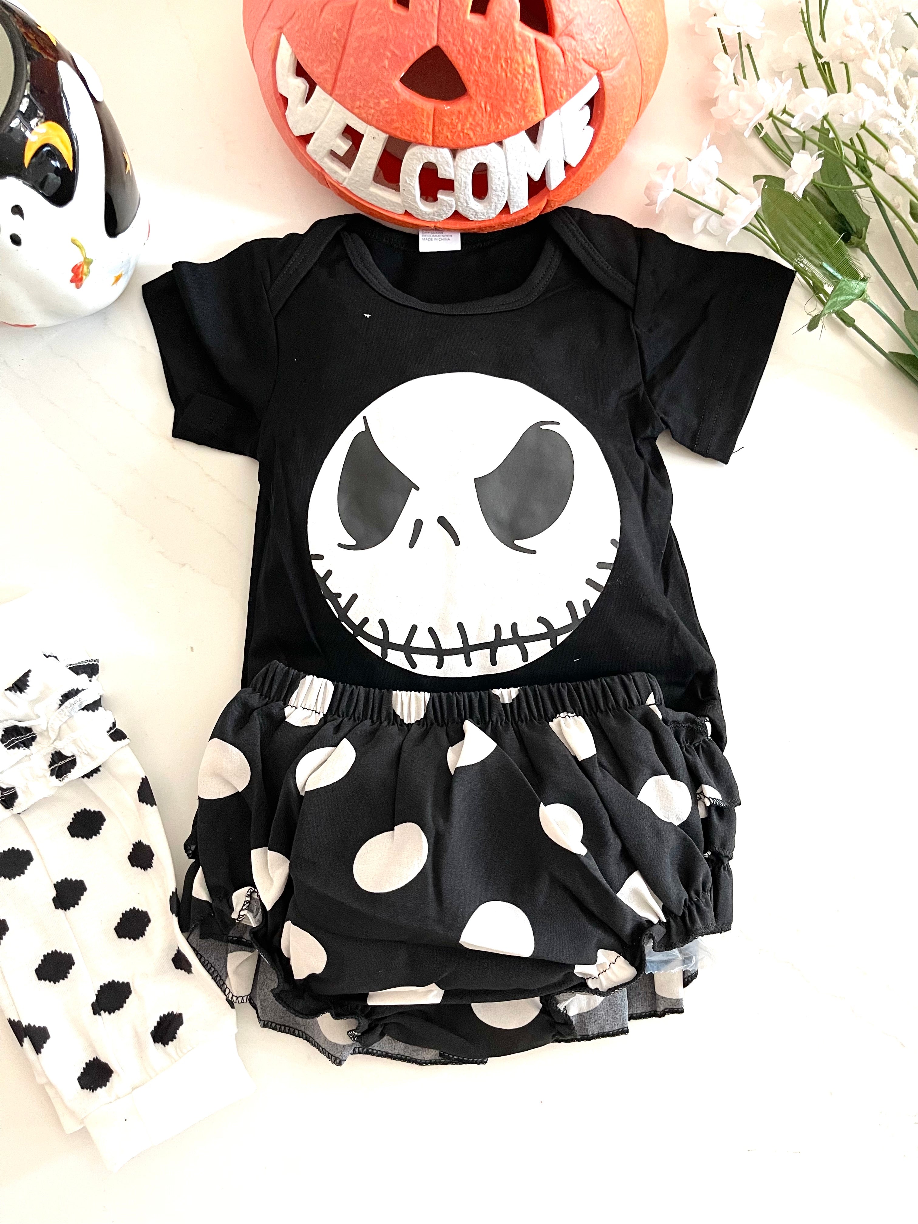 Halloween Outfits, Jack  Baby Romper