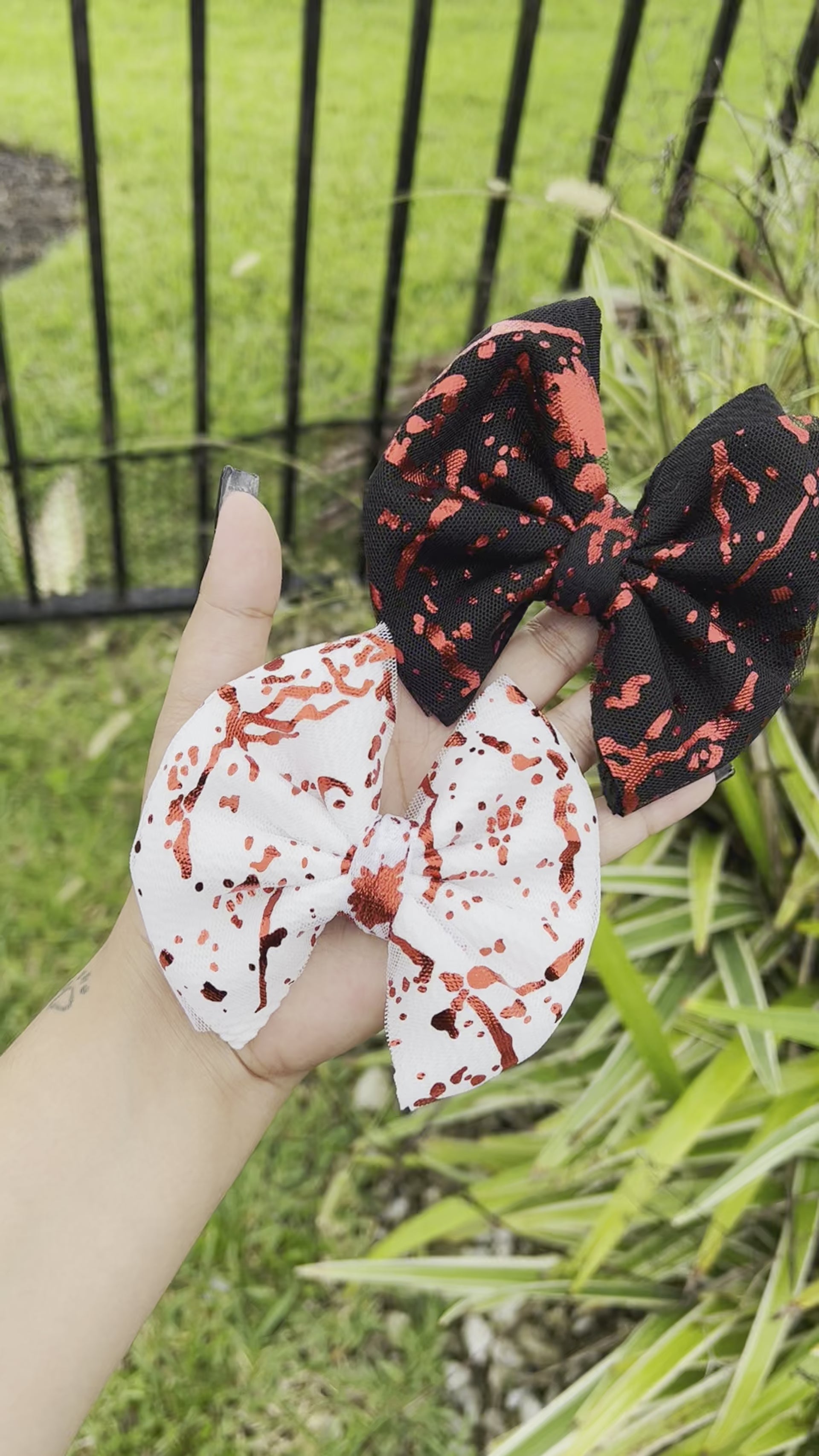 Blood Drip Bows