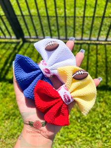 Football Team Colors Bows