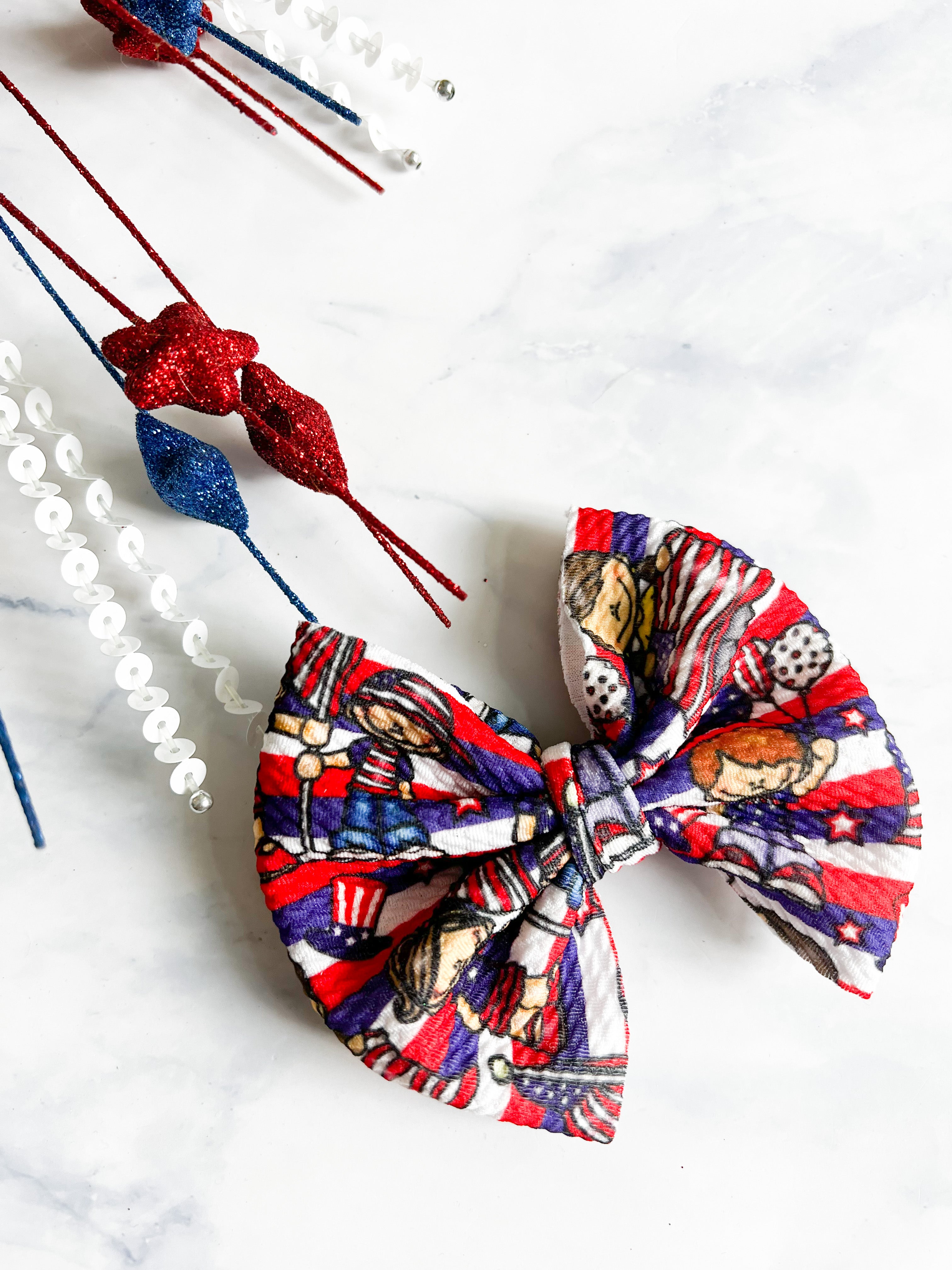 4th of July Bows