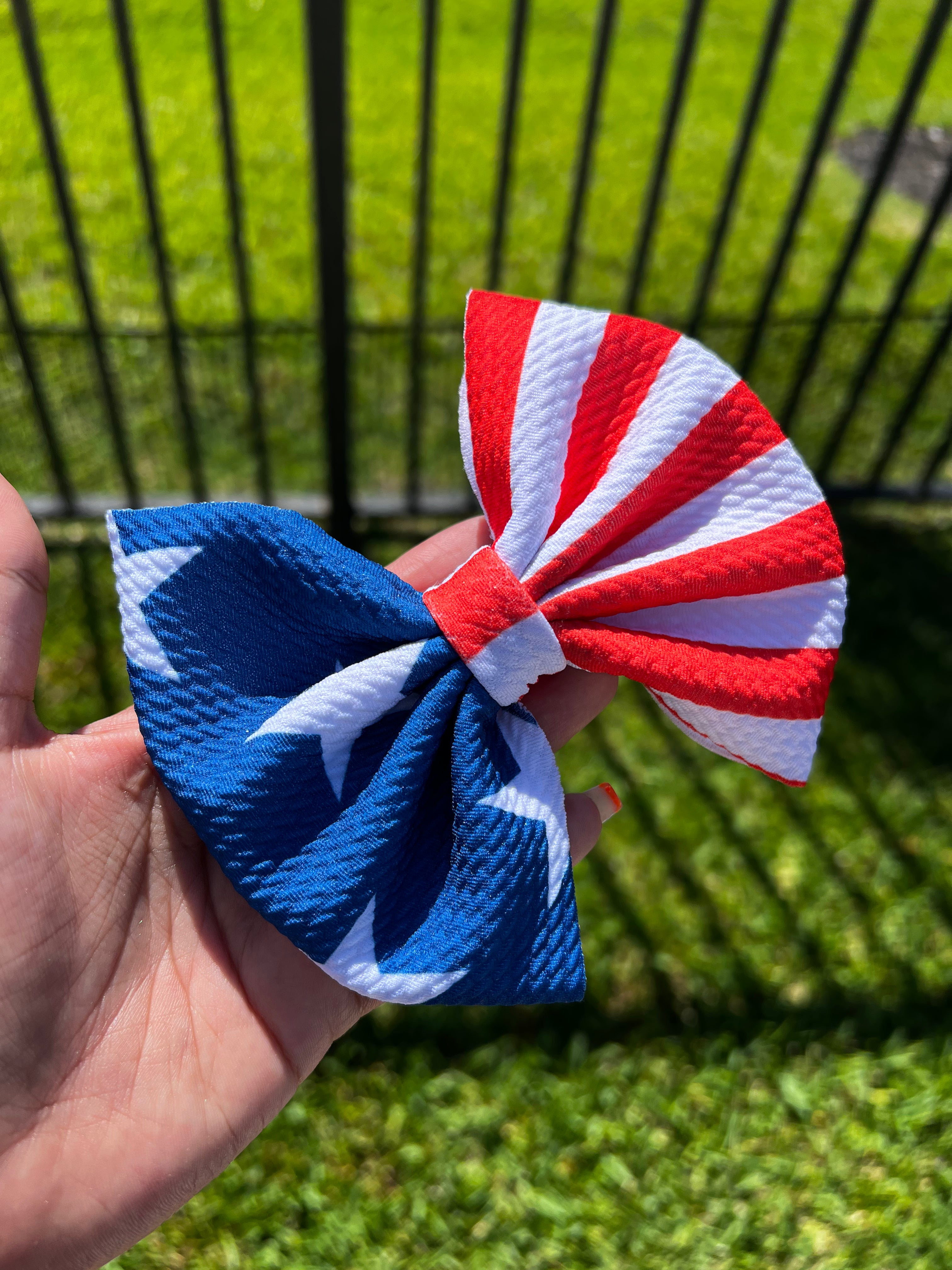 4th of July Flag Bow