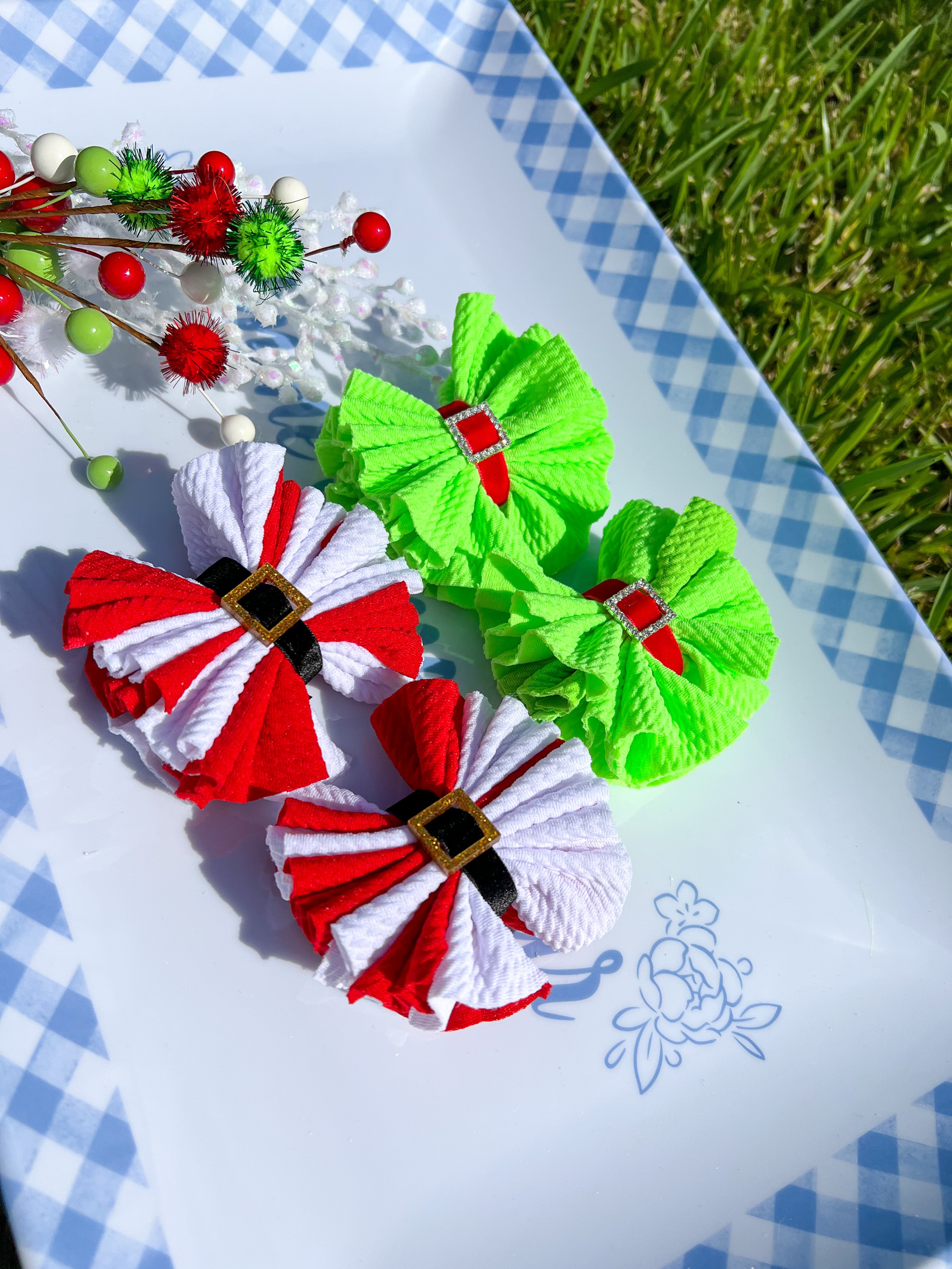 Christmas Buckle Bows