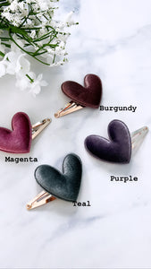 Velvet Hair Clips