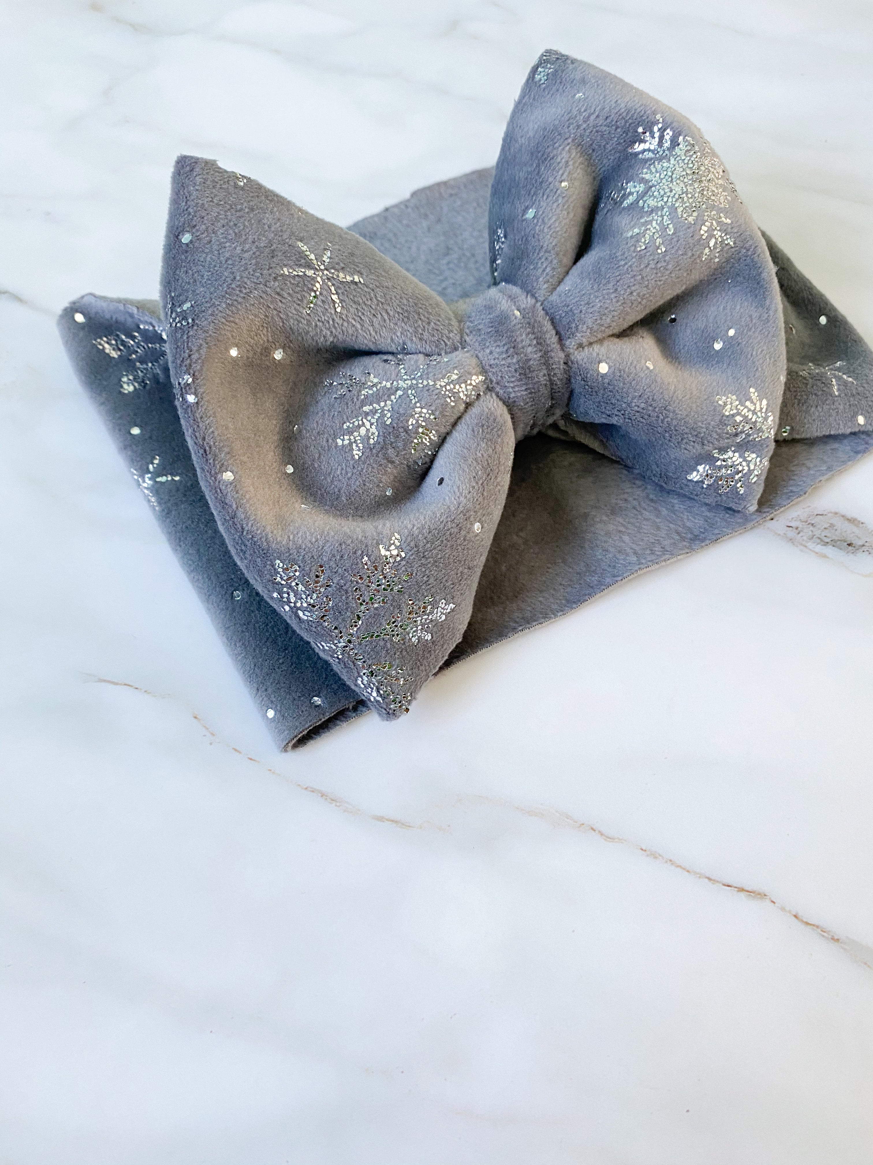 Fleece Snowflake Headwrap