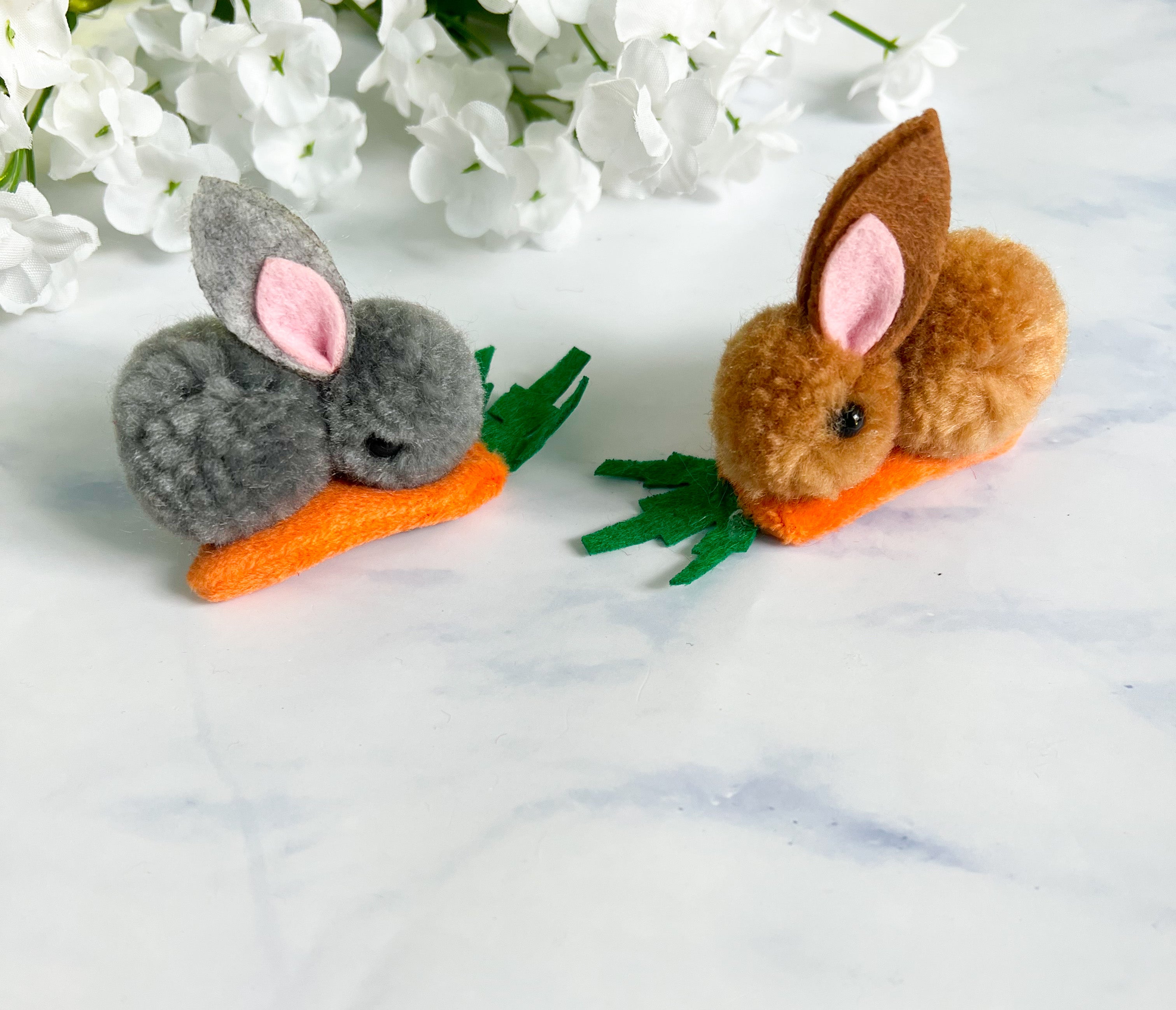 Bunny Furry Hair Clip