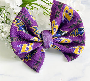 Football Teams Bows