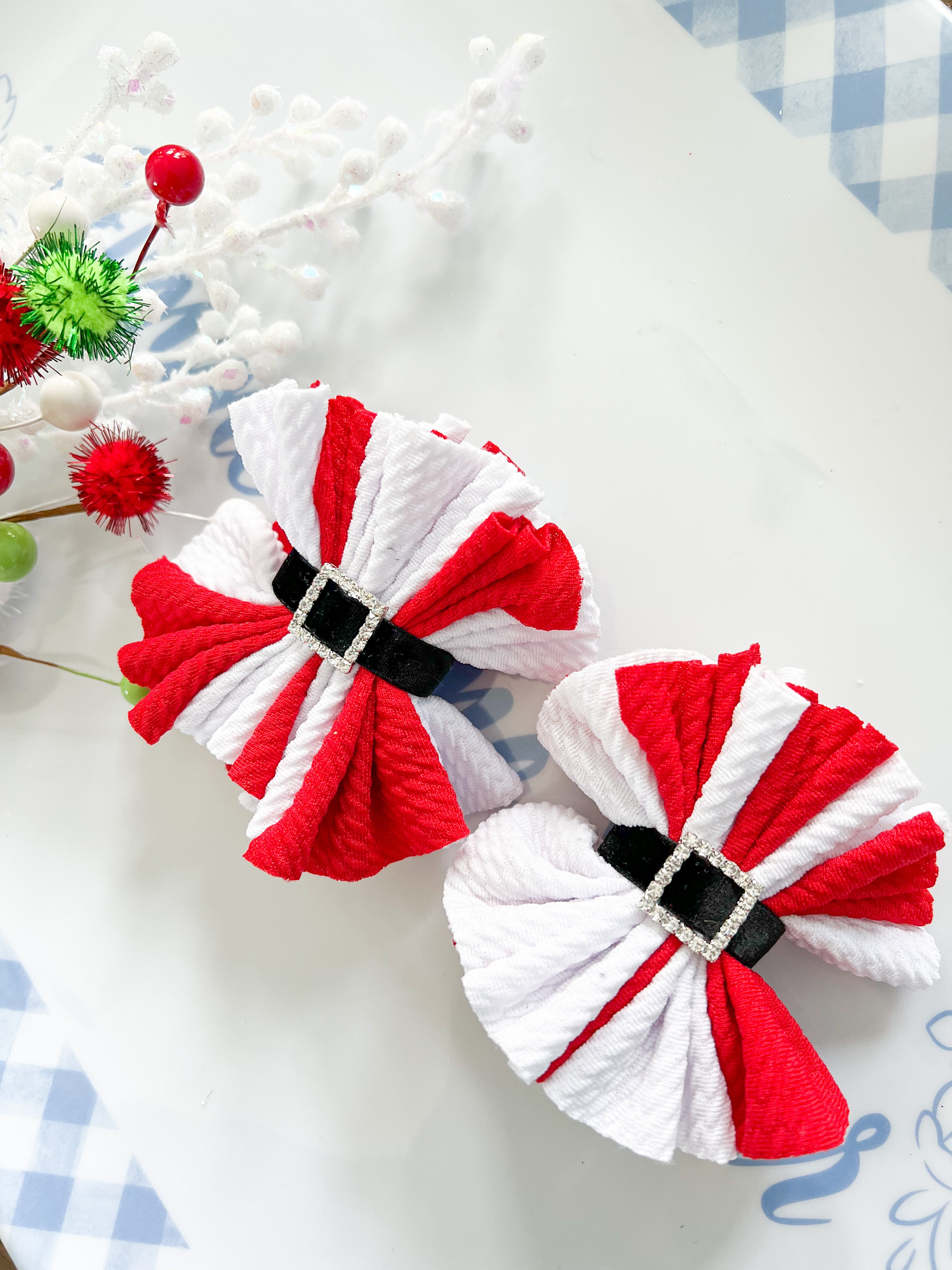 Christmas Buckle Bows