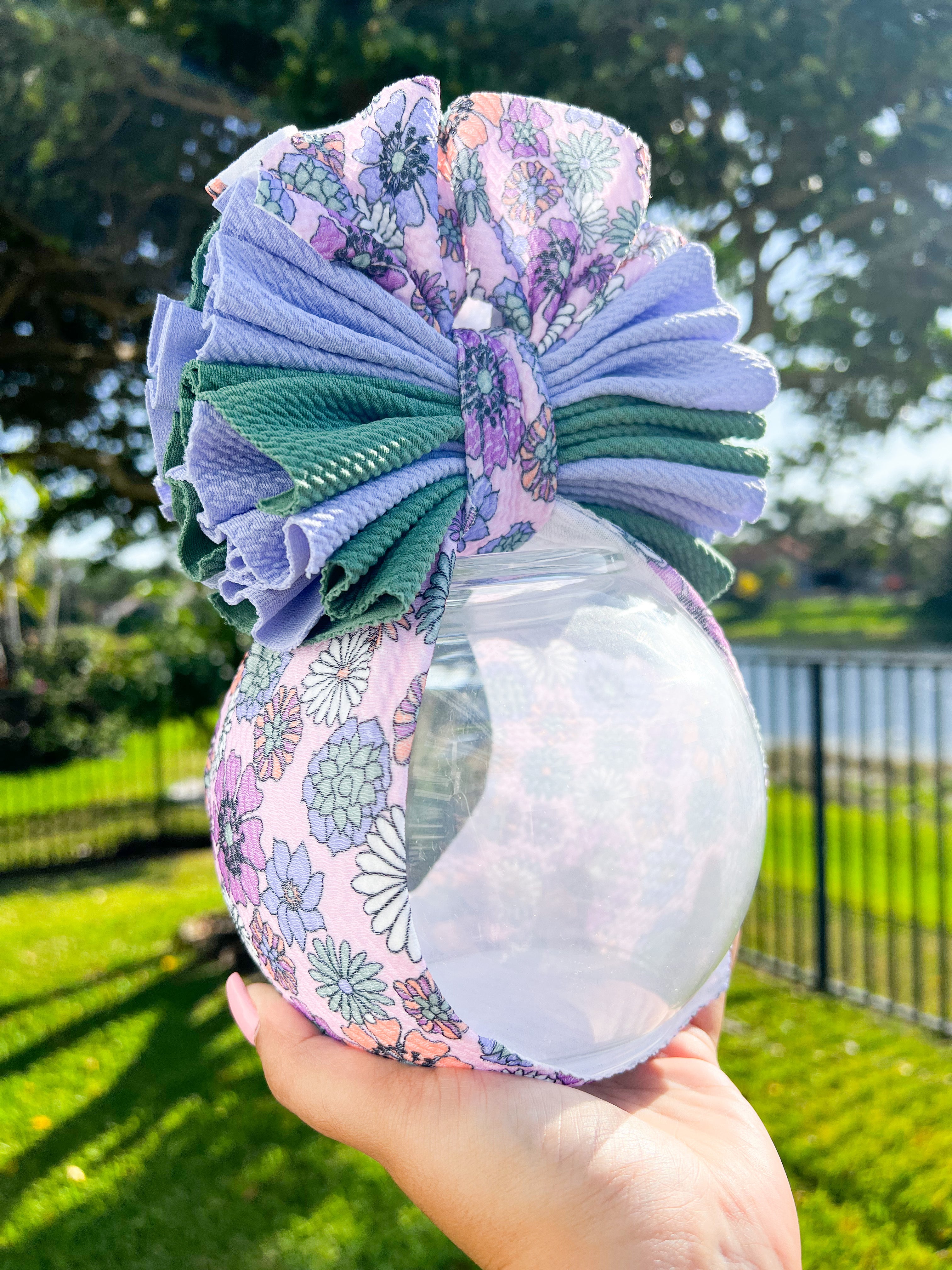 Purple Flower Wrap