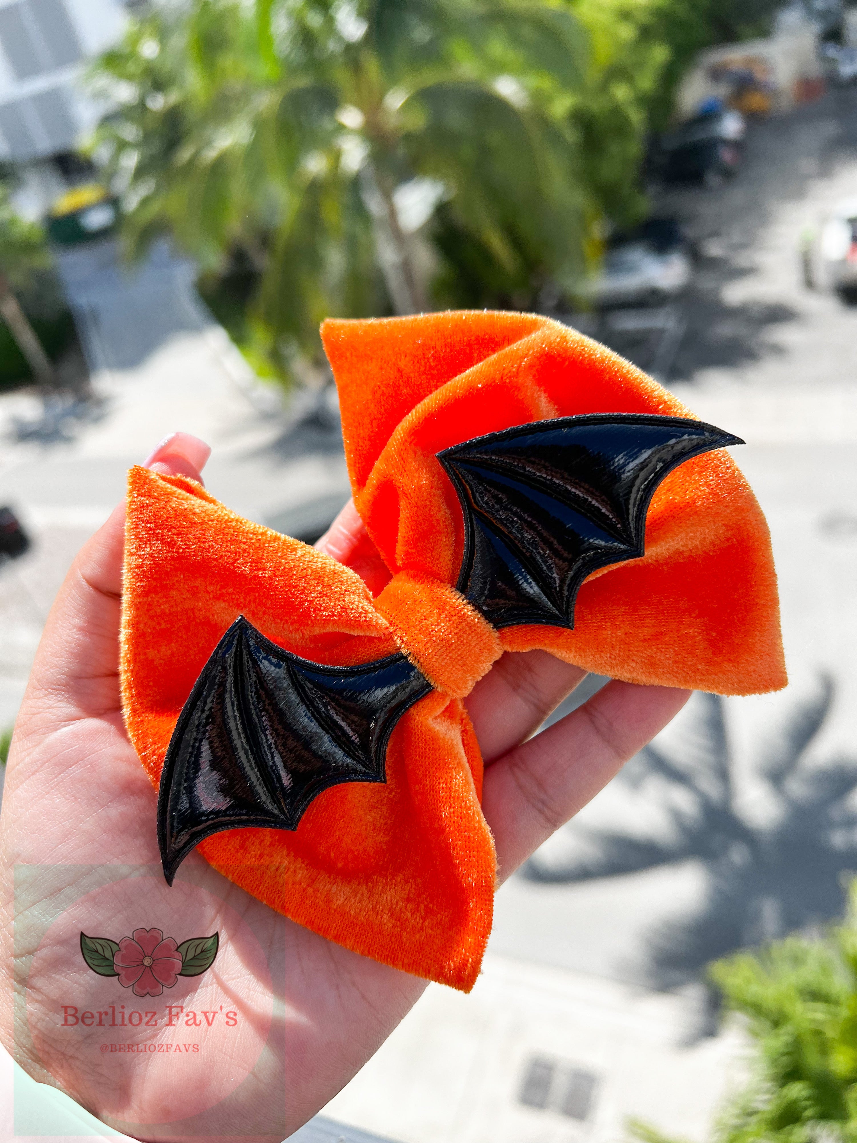 Halloween Bat Bow