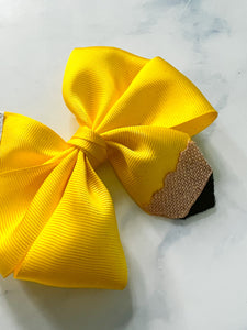 Back to School Pencil Bow